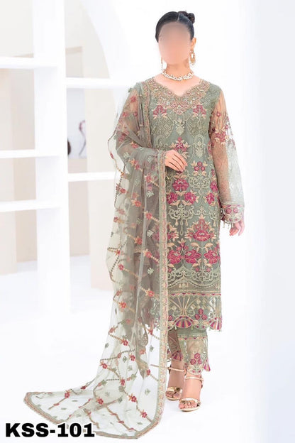 RAMSHA CHIFFON/NET PARTY WEAR