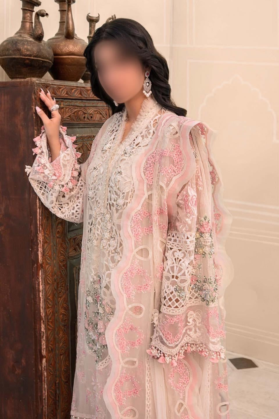 MARIA B CHIFFON WEDDING WEAR