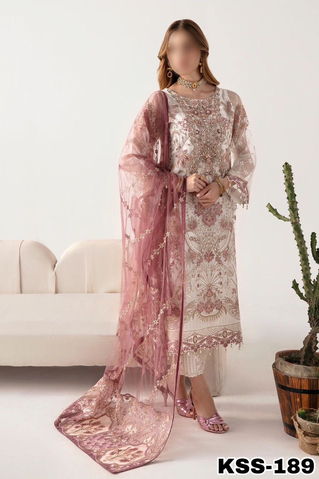 RAMSHA CHIFFON/NET PARTY WEAR