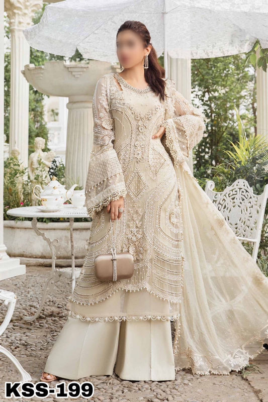 MARIA B CHIFFON WEDDING WEAR