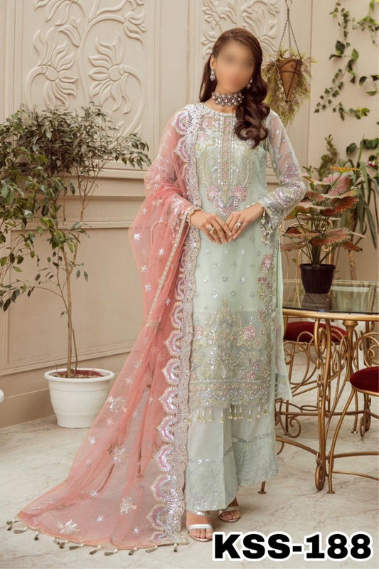 MUSHQ ORGANZA/NET PARTY WEAR